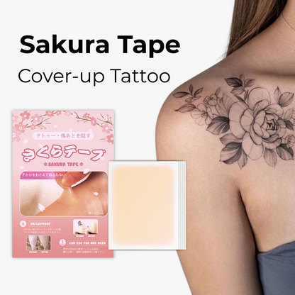 SakuraTape Tattoo Cover Patch – Multiple Sizes, Multiple Shades